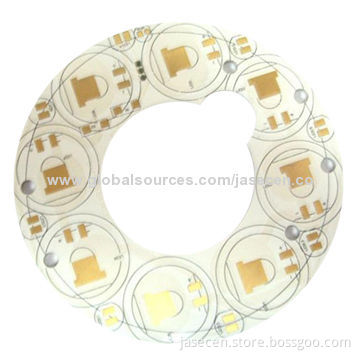 Aluminum PCB with immersion gold surface finish